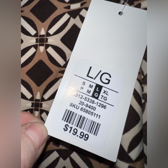 Streetwear Society crop top & flare pants, size L/XL, NWT - Picture 7 of 10